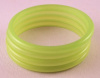 LG118 set 4 citrus green lucite moonglow bangles